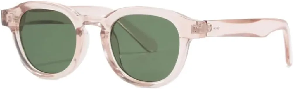 Солнцезащитные очки для мужчин и женщин - защита UV400 - круглая прозрачная оправа с заклепками для занятий спортом на открытом воздухе и вождения DSVIGF, Tea Green
Солнцезащитные очки для мужчин и женщин - защита UV400 - круглая прозрачная оправа с заклепками для занятий спортом на открытом воздухе и вождения DSVIGF, Tea Green