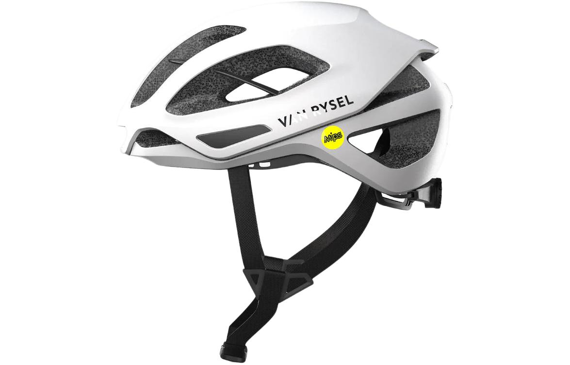 Шоссейный велошлем из полистирола поликарбоната полиуретана полиэстера унисекс половинка DECATHLON серебристо-белый
Шоссейный велошлем из полистирола поликарбоната полиуретана полиэстера унисекс половинка DECATHLON серебристо-белый