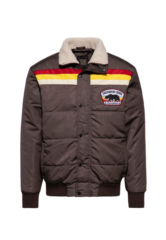 Зимняя куртка в стиле 70-х Калифорнийский бунтарь King Kerosin, коричневый
Зимняя куртка в стиле 70-х Калифорнийский бунтарь King Kerosin, коричневый