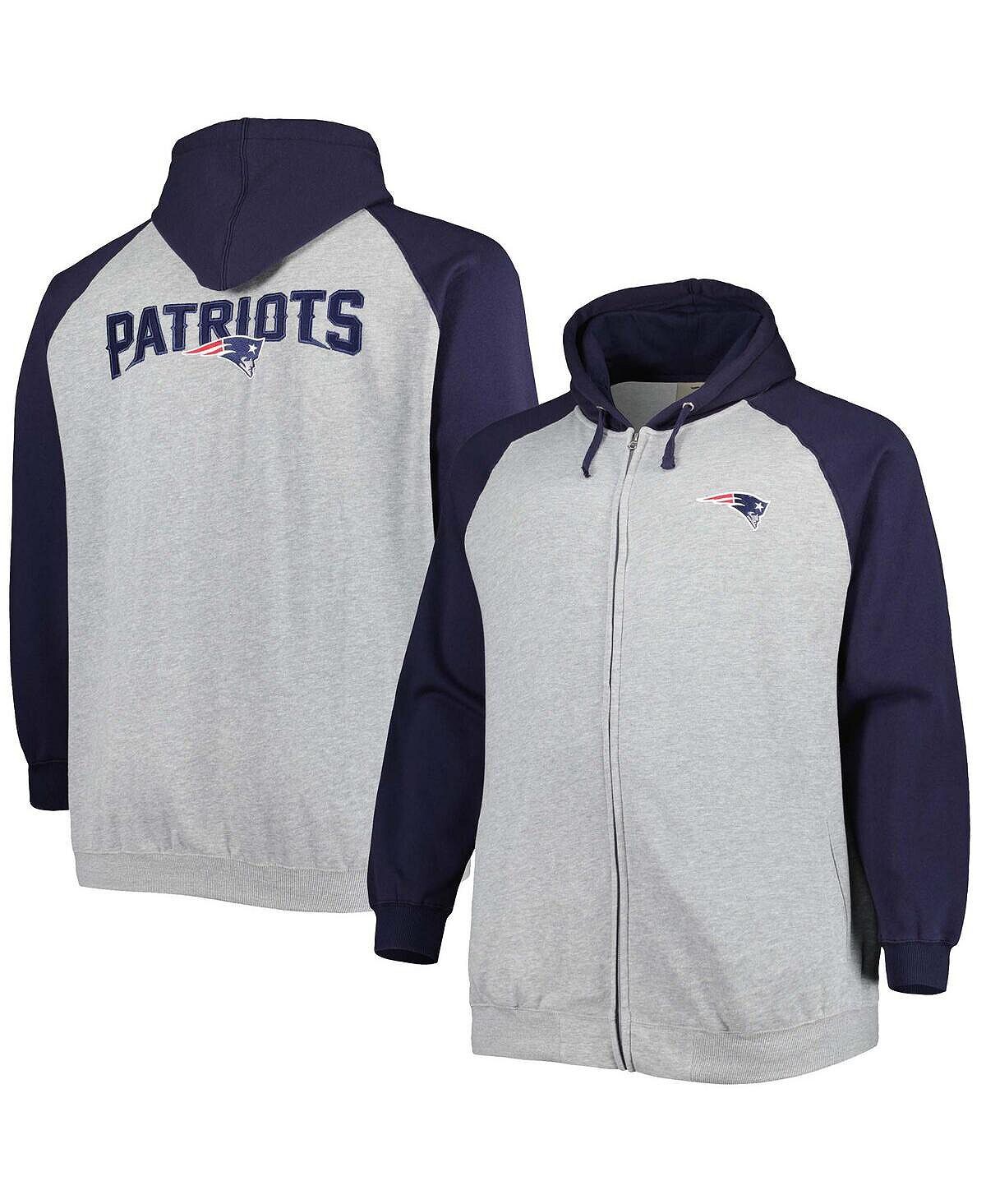 Мужская флисовая куртка new england patriots heather grey big and tall с капюшоном и молнией во всю длину Profile, мульти
Мужская флисовая куртка new england patriots heather grey big and tall с капюшоном и молнией во всю длину Profile, мульти