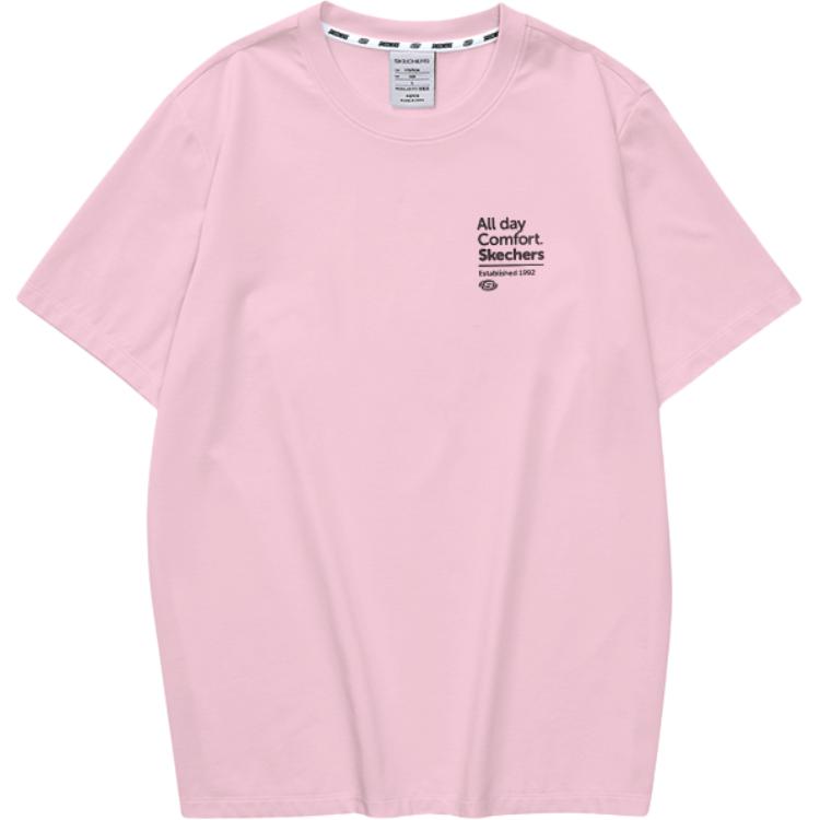 Футболка унисекс мелово-розовая Skechers
Футболка унисекс мелово-розовая Skechers