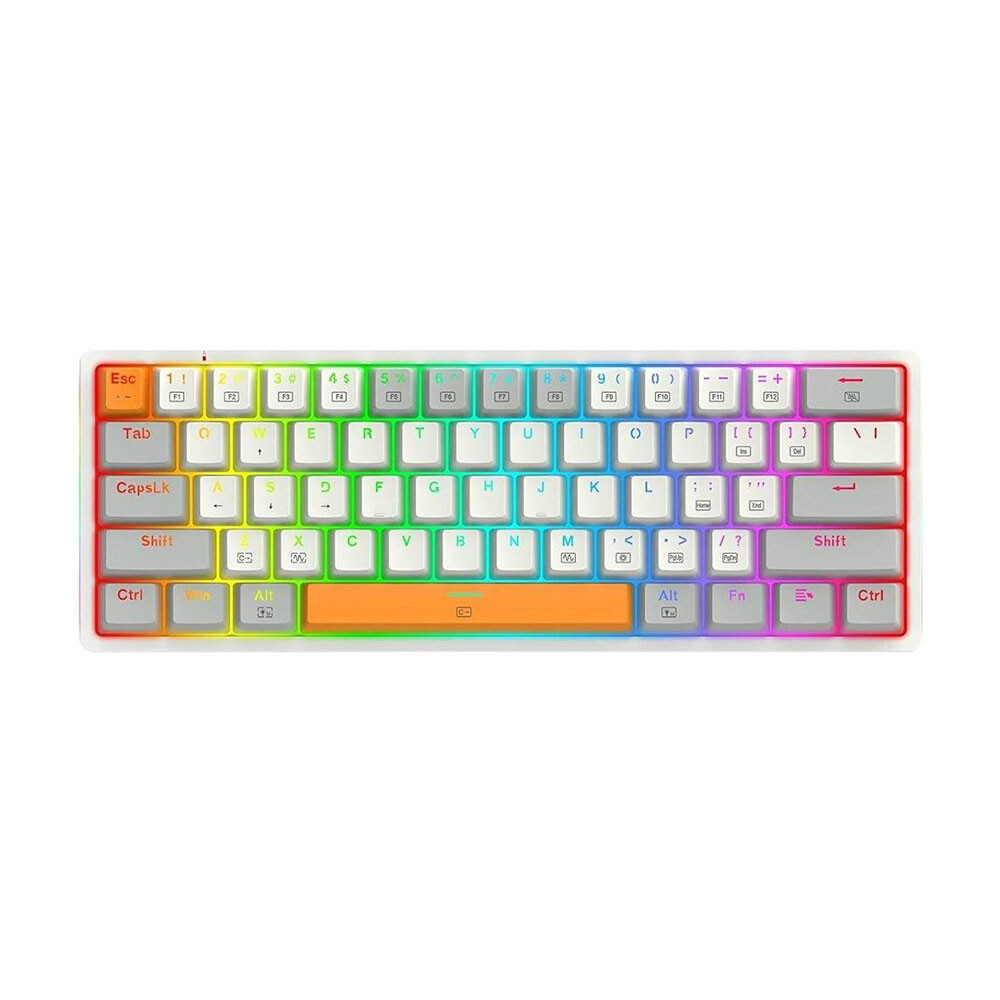 Клавиатура игровая Redragon Akali K642, Red, белый/серый, английская раскладка
Клавиатура игровая Redragon Akali K642, Red, белый/серый, английская раскладка