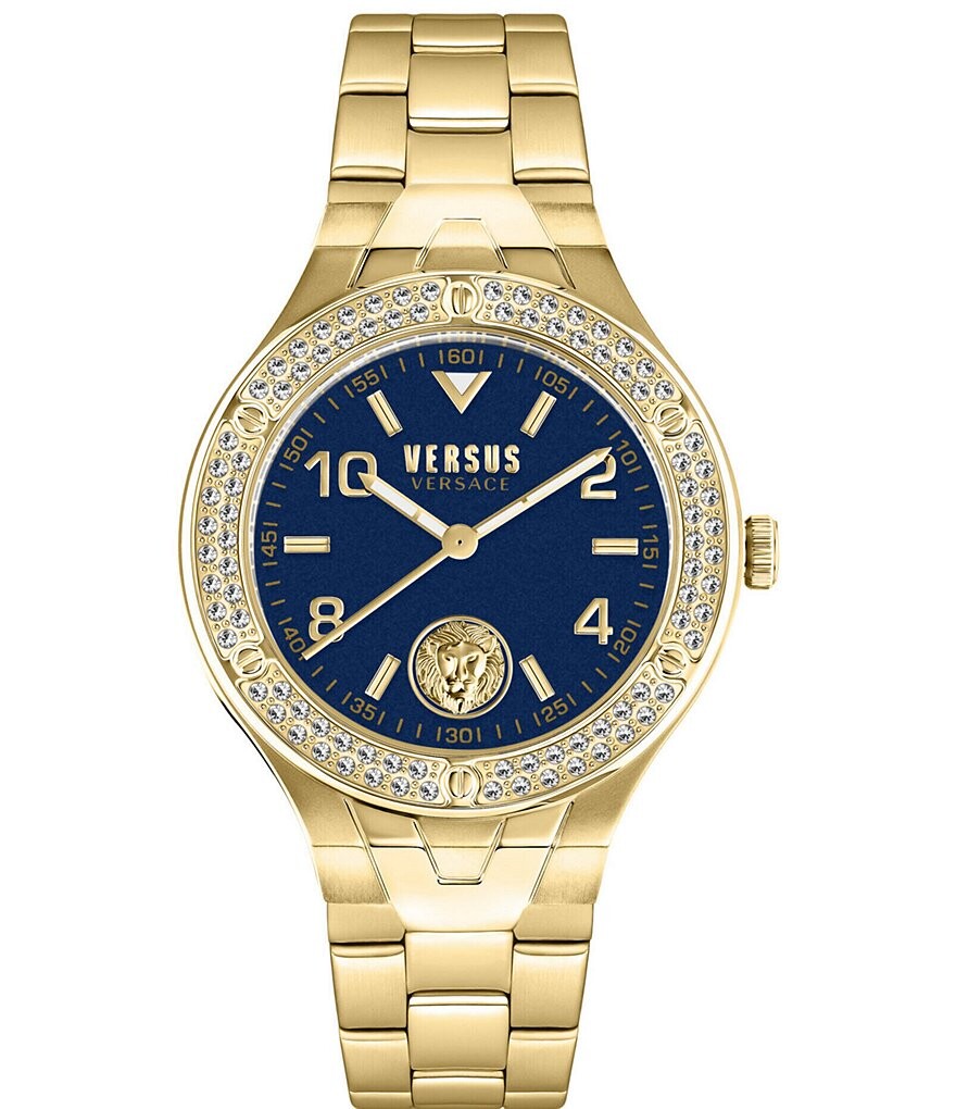 Женские аналоговые золотые часы Versus By Versace Vittoria Crystal с браслетом из нержавеющей стали, золотой
Женские аналоговые золотые часы Versus By Versace Vittoria Crystal с браслетом из нержавеющей стали, золотой