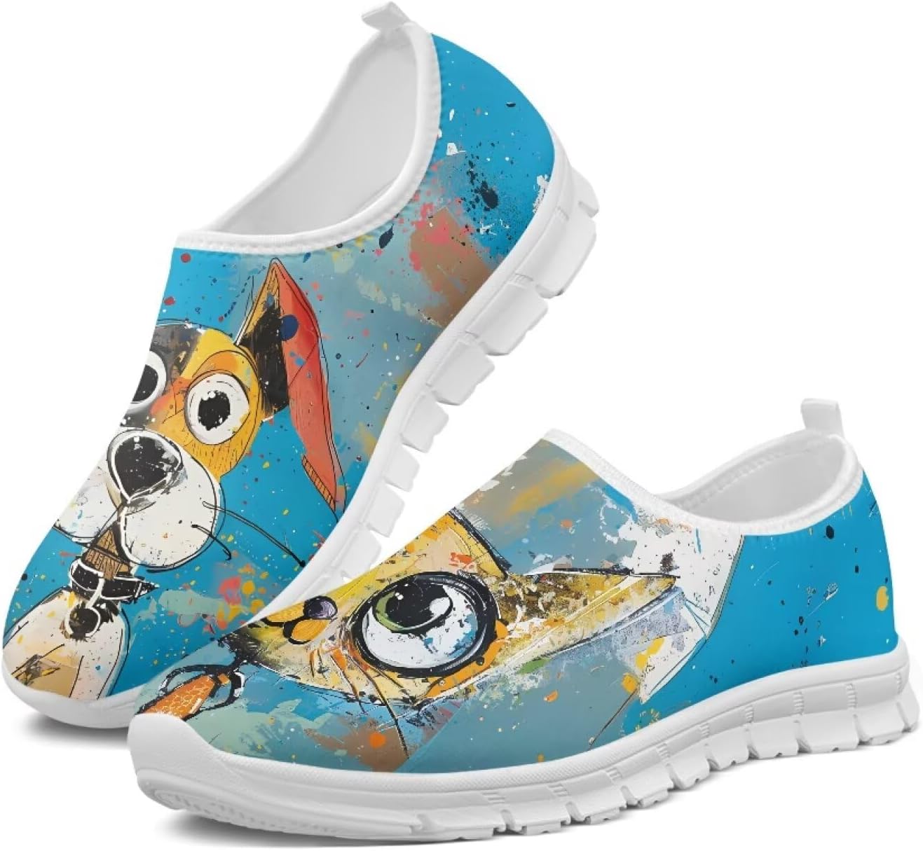 Howilath Fashion Stick-Slip-On Locasters для женщин Мужчины Кроссовки для бега против скольжения Модные треккинг-обувь для путешествий и кемпинга, Graffiti Kitten & Puppy
Howilath Fashion Stick-Slip-On Locasters для женщин Мужчины Кроссовки для бега против скольжения Модные треккинг-обувь для путешествий и кемпинга, Graffiti Kitten & Puppy