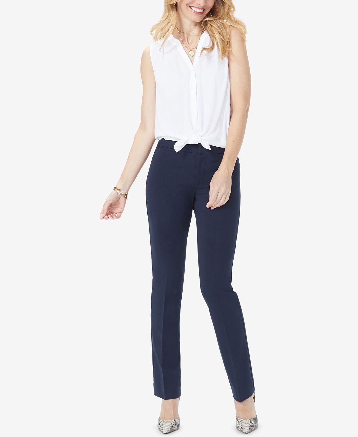 Брюки с контролем живота NYDJ, мульти
Брюки с контролем живота NYDJ, мульти