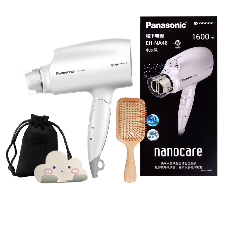 Фен для волос Panasonic, EH-NA46 white + massage comb + storage bag + hair dryer stand
Фен для волос Panasonic, EH-NA46 white + massage comb + storage bag + hair dryer stand