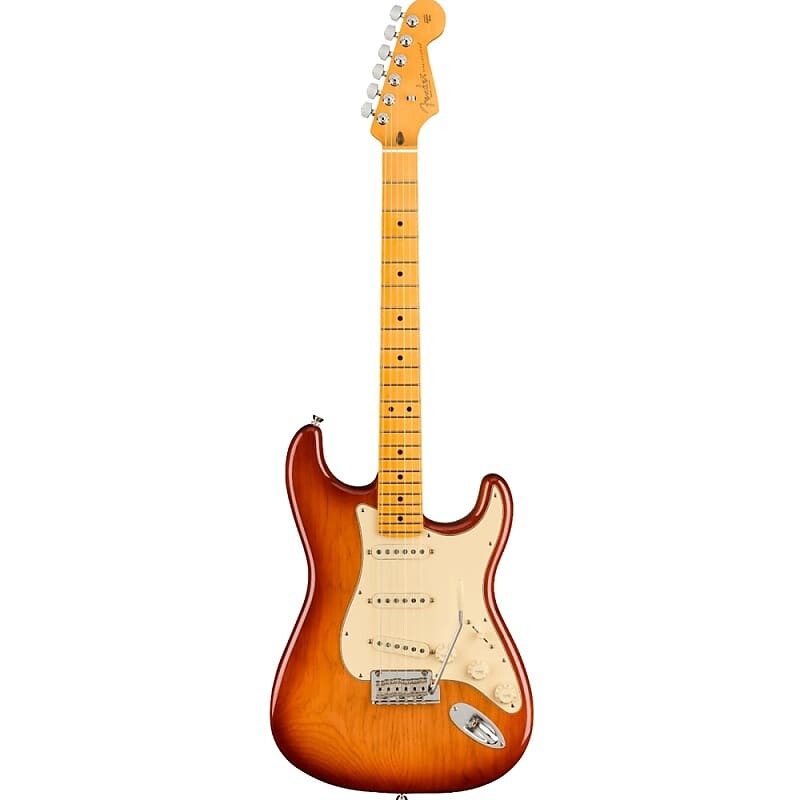 Fender American Professional II Stratocaster, кленовый гриф, электрогитара Sienna Sunburst 0113902747
Fender American Professional II Stratocaster, кленовый гриф, электрогитара Sienna Sunburst 0113902747