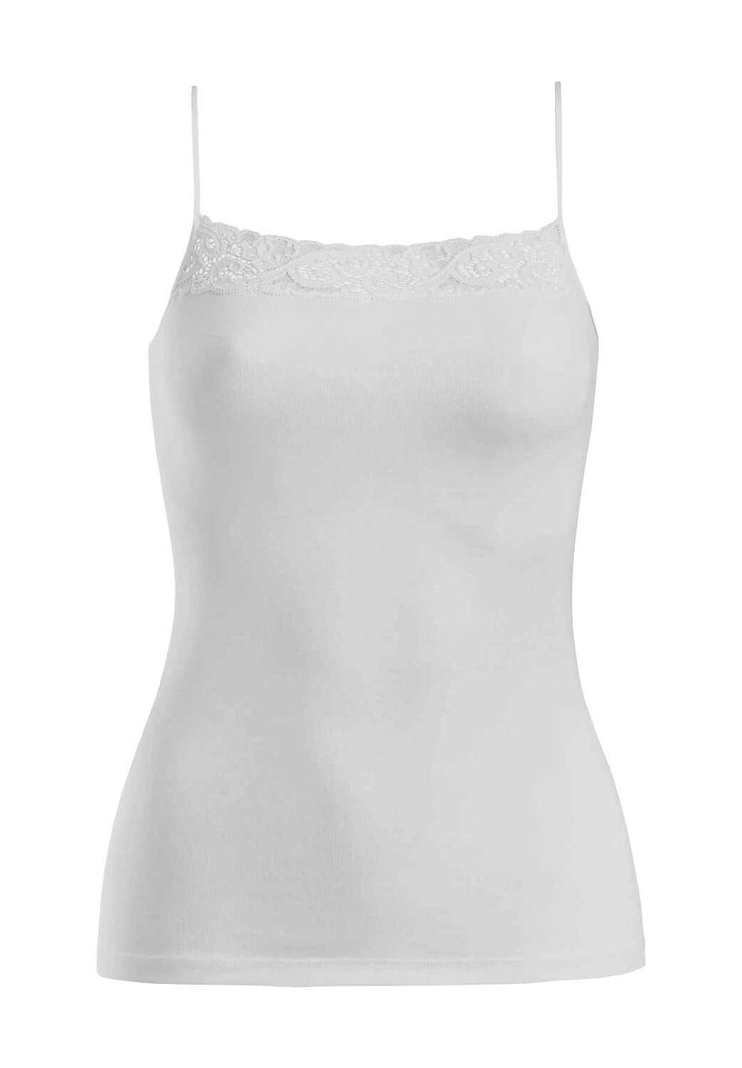 Женский кружевной топ на тонких бретелях Moments HANRO, белый
Женский кружевной топ на тонких бретелях Moments HANRO, белый