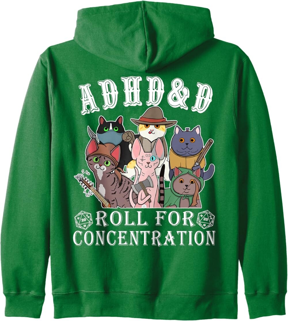 Толстовка худи Funny Tees Gamer RPG Apparel Cats RPG Gamer Roll For Concentration, темно-зеленый
Толстовка худи Funny Tees Gamer RPG Apparel Cats RPG Gamer Roll For Concentration, темно-зеленый