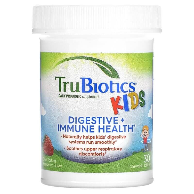 Добавка TruBiotics Kids для здоровья пищеварительной системы и иммунитета, 30 жевательных таблеток
Добавка TruBiotics Kids для здоровья пищеварительной системы и иммунитета, 30 жевательных таблеток