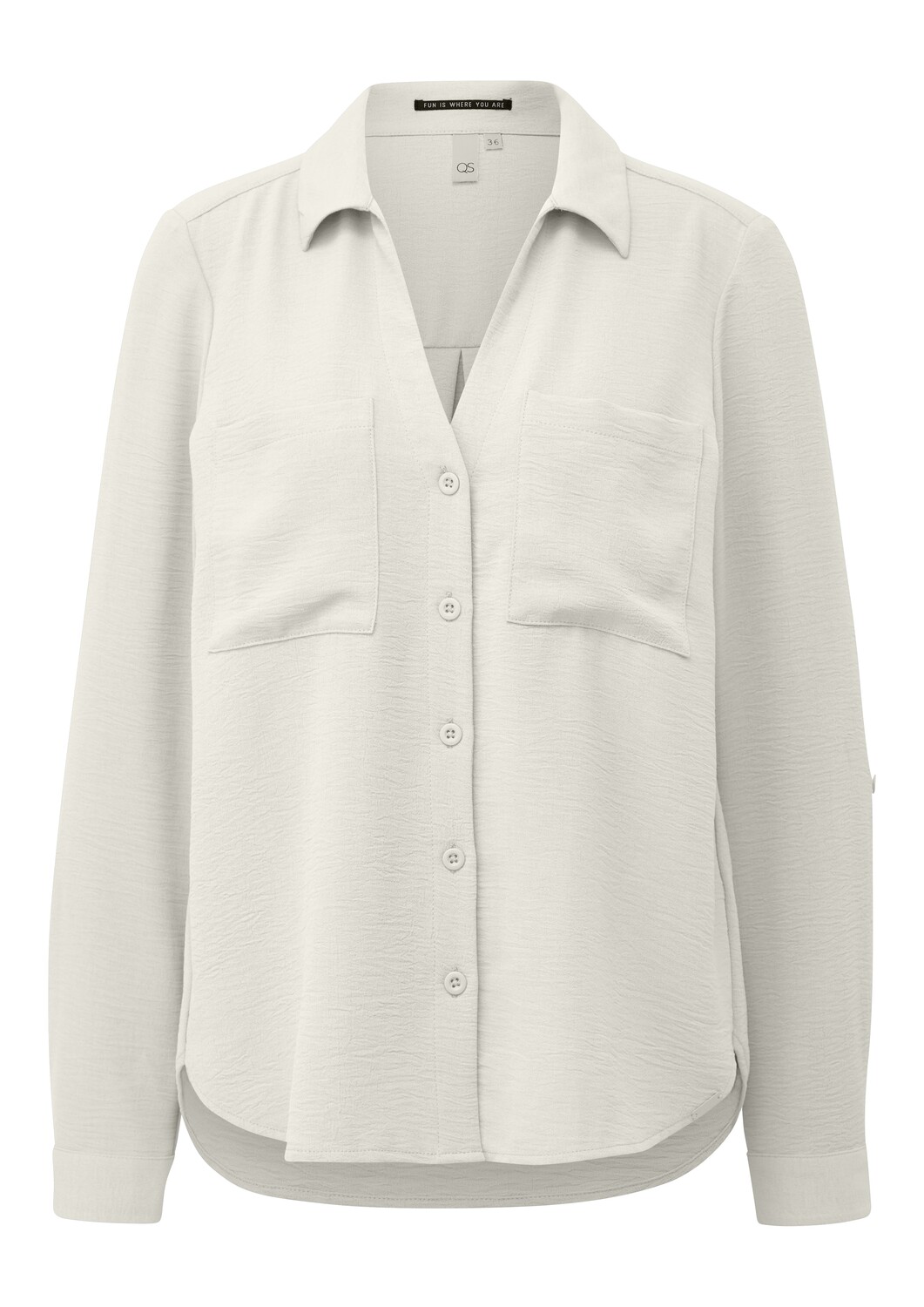 QS Блузка в белом цвете
QS Блузка в белом цвете