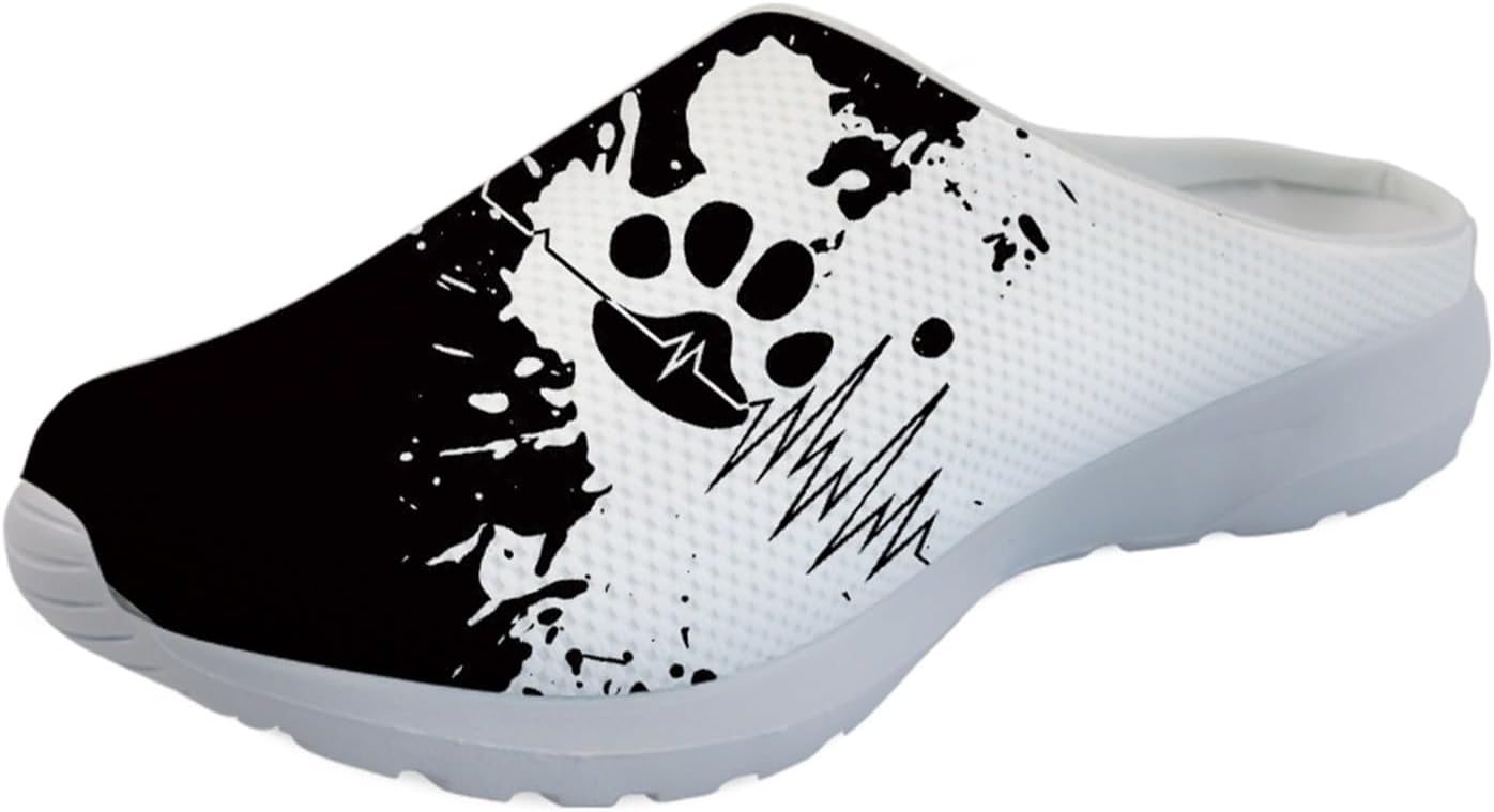 Женские и мужские сабо GLENLCWE в ретро-стиле Бохо с ацтекским рисунком и изображением раковины на пляже, садовые сабо без застежек, легкие туфли-мулы для прогулок, кроссовки для дома и улицы, Black Dog Paw Print
Женские и мужские сабо GLENLCWE в ретро-стиле Бохо с ацтекским рисунком и изображением раковины на пляже, садовые сабо без застежек, легкие туфли-мулы для прогулок, кроссовки для дома и улицы, Black Dog Paw Print