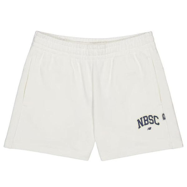 Шорты nbsc хлопок короткие New Balance, белый 
Шорты nbsc хлопок короткие New Balance, белый