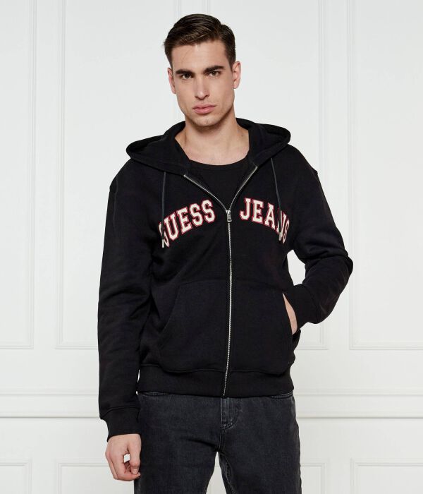 Толстовка Guess Jeans на молнии, черный
Толстовка Guess Jeans на молнии, черный