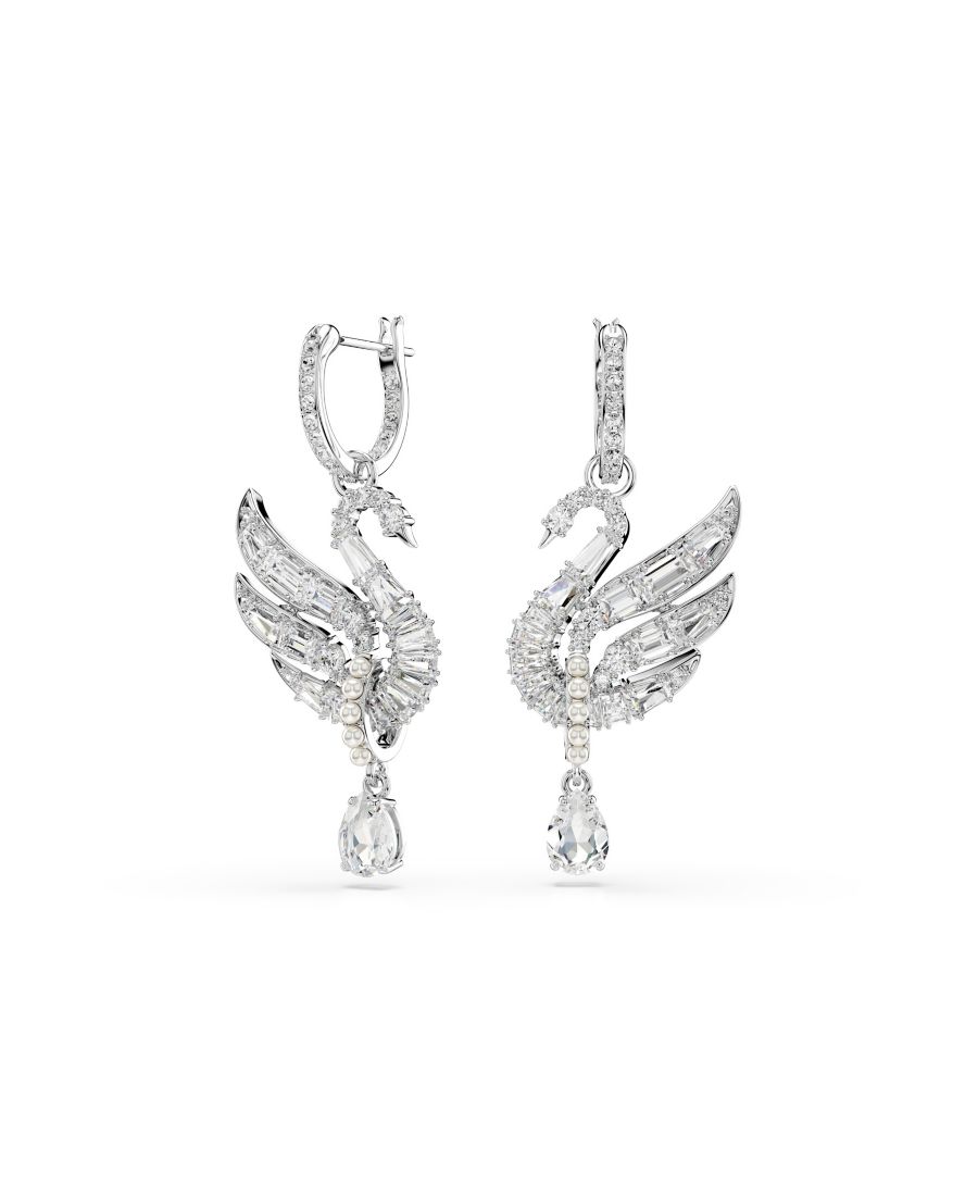 Серьги Swan Vienna с родиевым покрытием Swarovski, Silver, Clear
Серьги Swan Vienna с родиевым покрытием Swarovski, Silver, Clear