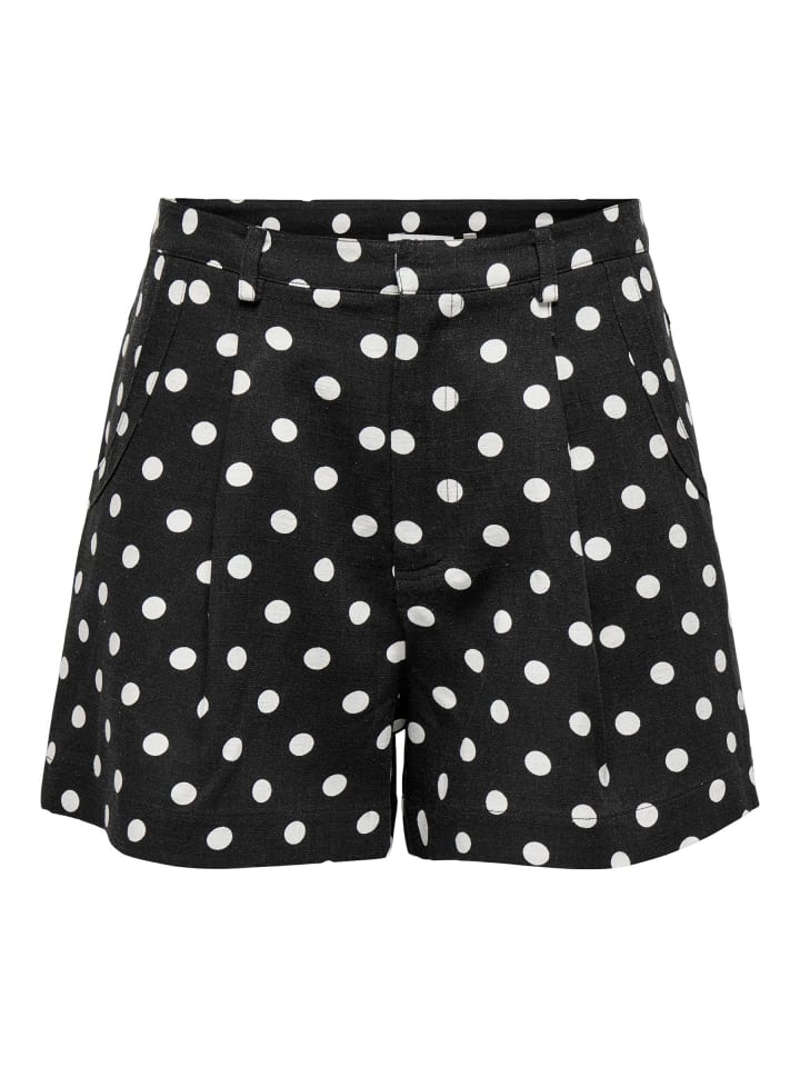 Тканевые шорты ONLY, черный 
Тканевые шорты ONLY, черный