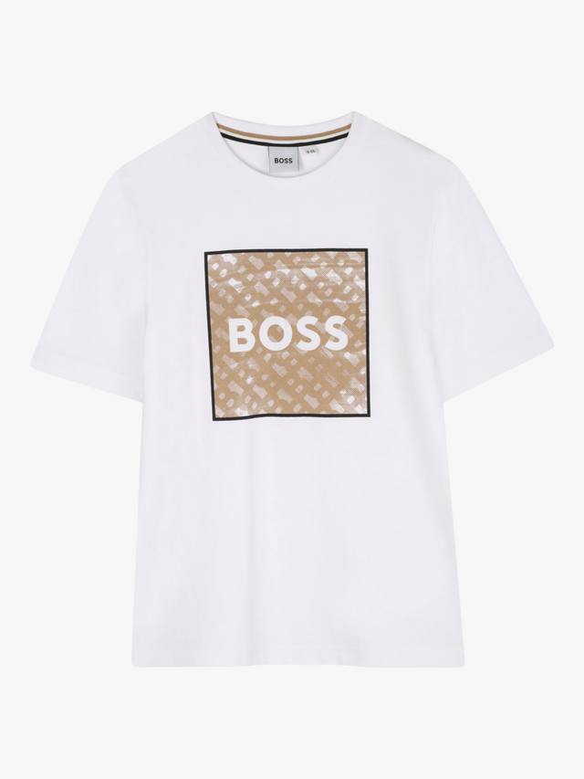 Детская футболка с коротким рукавом из хлопковой смеси и круглым вырезом HUGO BOSS
Детская футболка с коротким рукавом из хлопковой смеси и круглым вырезом HUGO BOSS