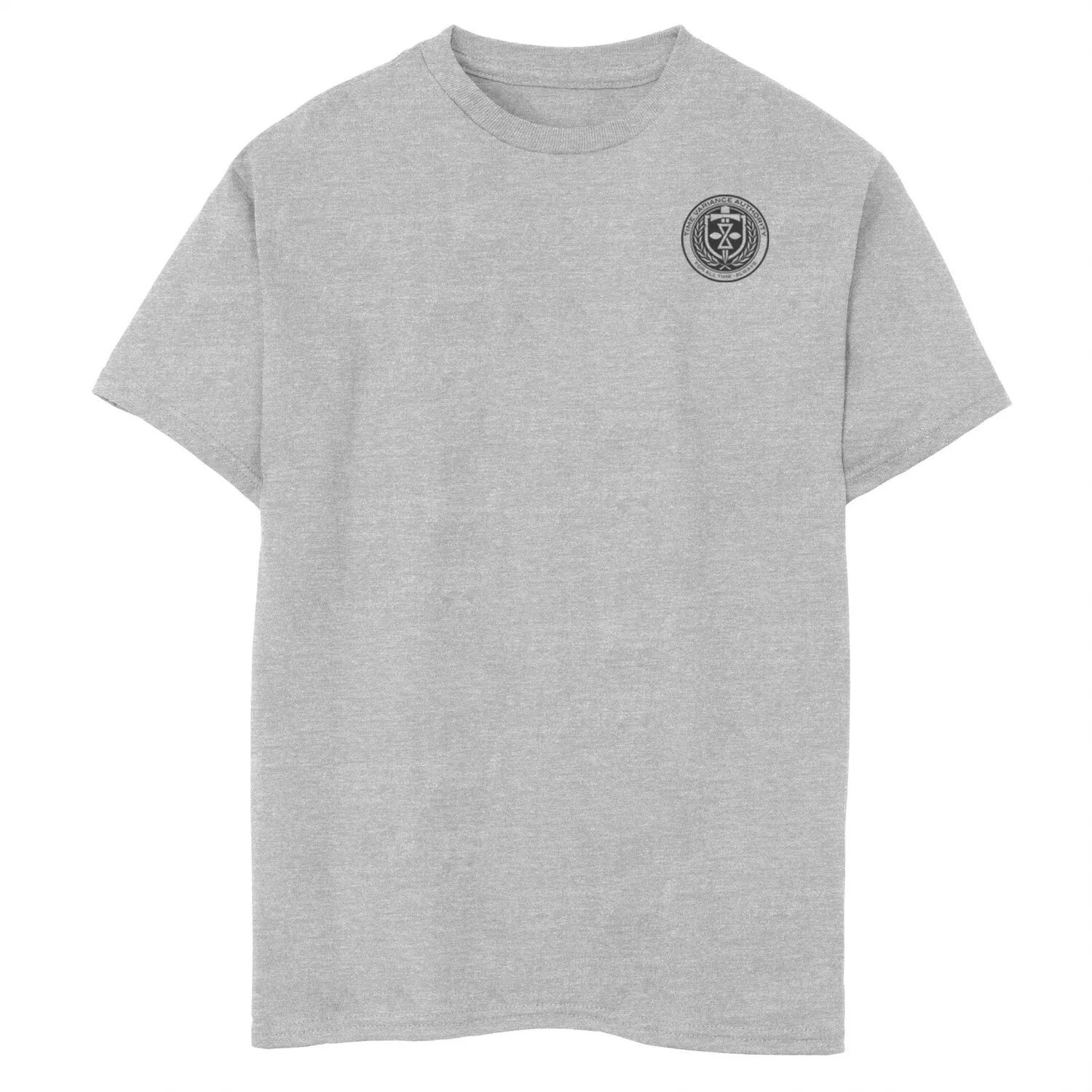 Футболка с изображением значка на левой груди для мальчиков 8–20 лет Marvel Studios Loki TVA Marvel
Футболка с изображением значка на левой груди для мальчиков 8–20 лет Marvel Studios Loki TVA Marvel