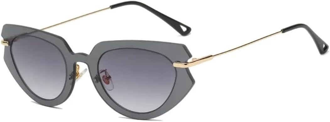 Женские солнцезащитные очки «кошачий глаз» без оправы, цельная прозрачная оправа с градиентным переходом цвета, солнцезащитные очки с защитой от УФ-излучения UV400 UATXTAU, Black
Женские солнцезащитные очки «кошачий глаз» без оправы, цельная прозрачная оправа с градиентным переходом цвета, солнцезащитные очки с защитой от УФ-излучения UV400 UATXTAU, Black