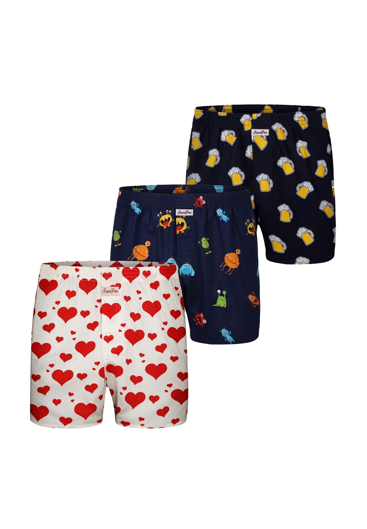 Комбинированный принт с боксерским мотивом Sugar Pine, цвет Herzen, Bier, Monster
Комбинированный принт с боксерским мотивом Sugar Pine, цвет Herzen, Bier, Monster