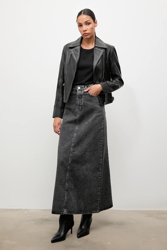 Кожаная байкерская куртка Answear.Lab, черный
Кожаная байкерская куртка Answear.Lab, черный