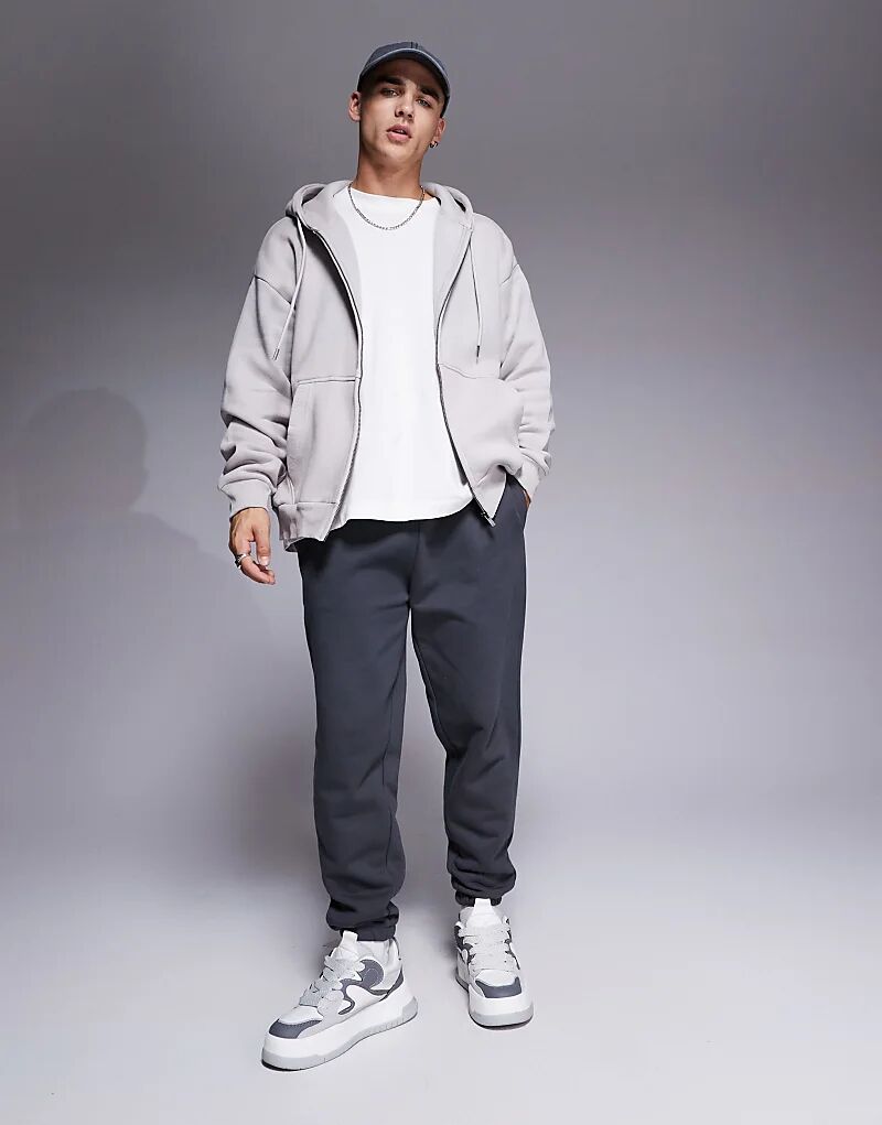 Премиальные плотные зауженные джоггеры плотностью 400 г/м² черного цвета ASOS DESIGN
Премиальные плотные зауженные джоггеры плотностью 400 г/м² черного цвета ASOS DESIGN