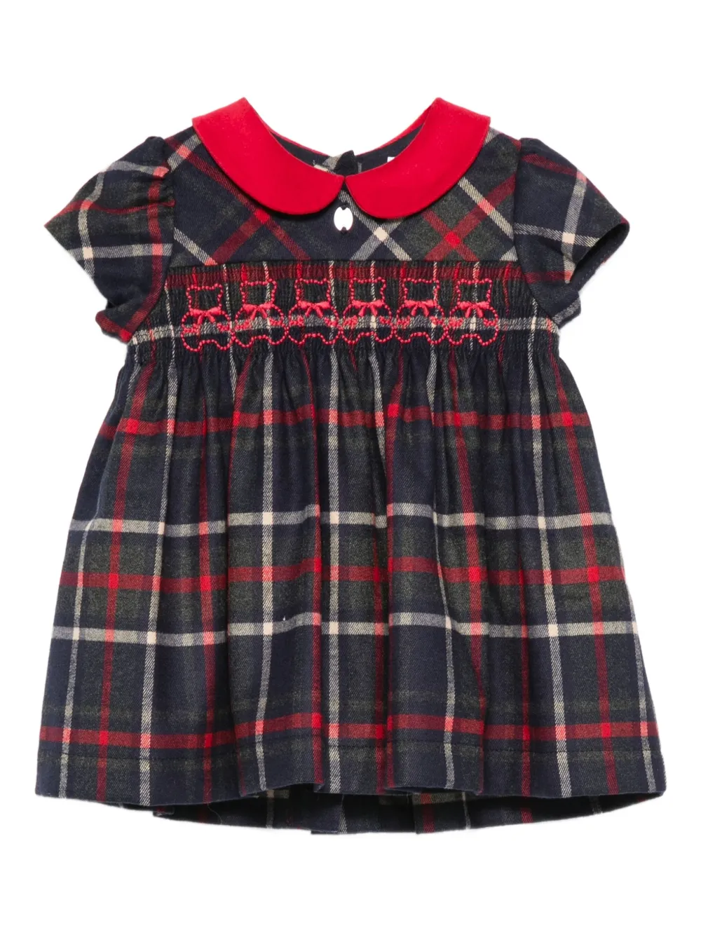 Клетчатое платье со сборками Patachou, синий
Клетчатое платье со сборками Patachou, синий