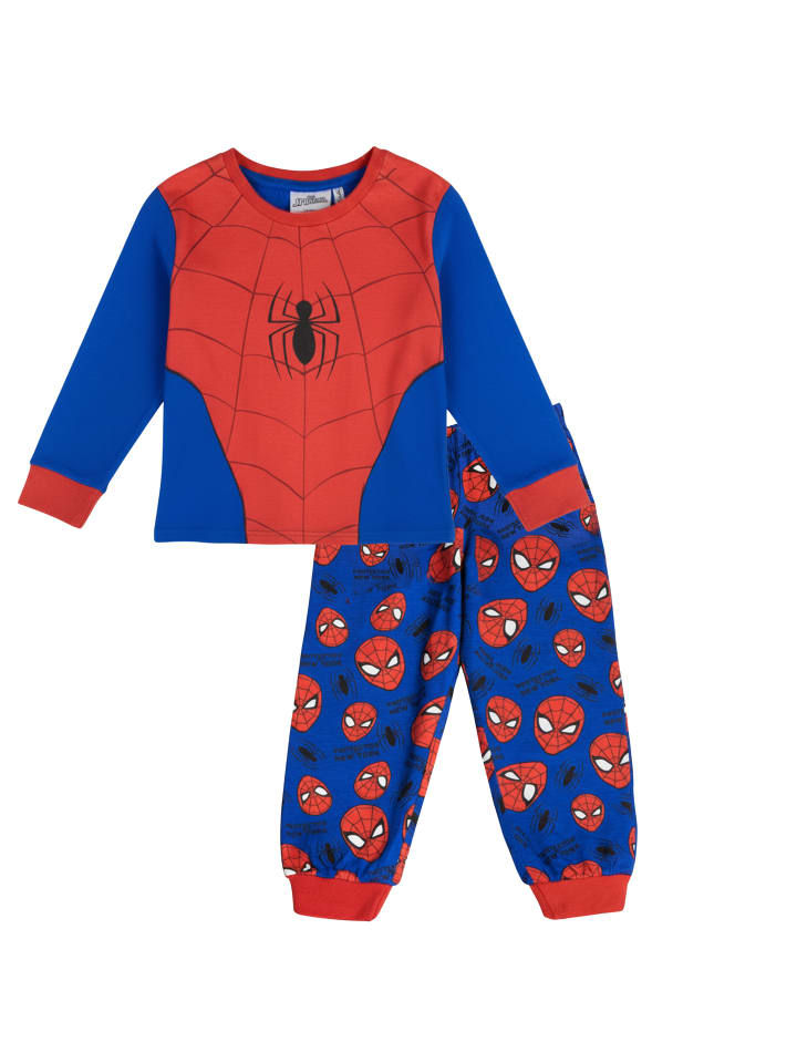 Spiderman Детская пижама с длинными рукавами "Человек-паук" синего цвета
Spiderman Детская пижама с длинными рукавами "Человек-паук" синего цвета