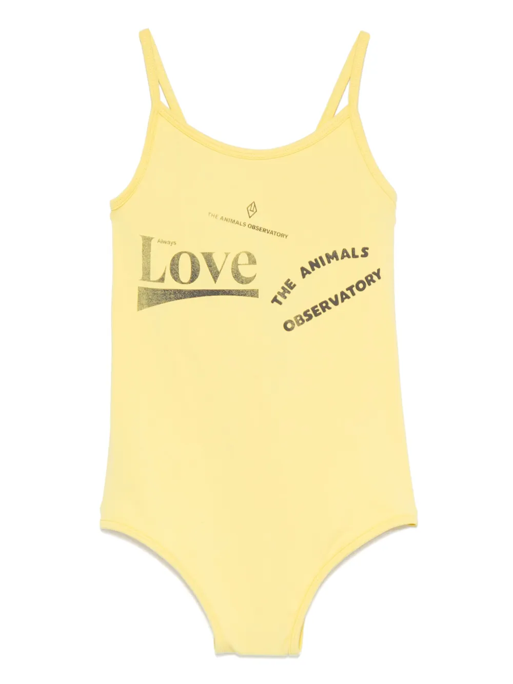 Купальник с логотипом The Animals Observatory, желтый 
Купальник с логотипом The Animals Observatory, желтый