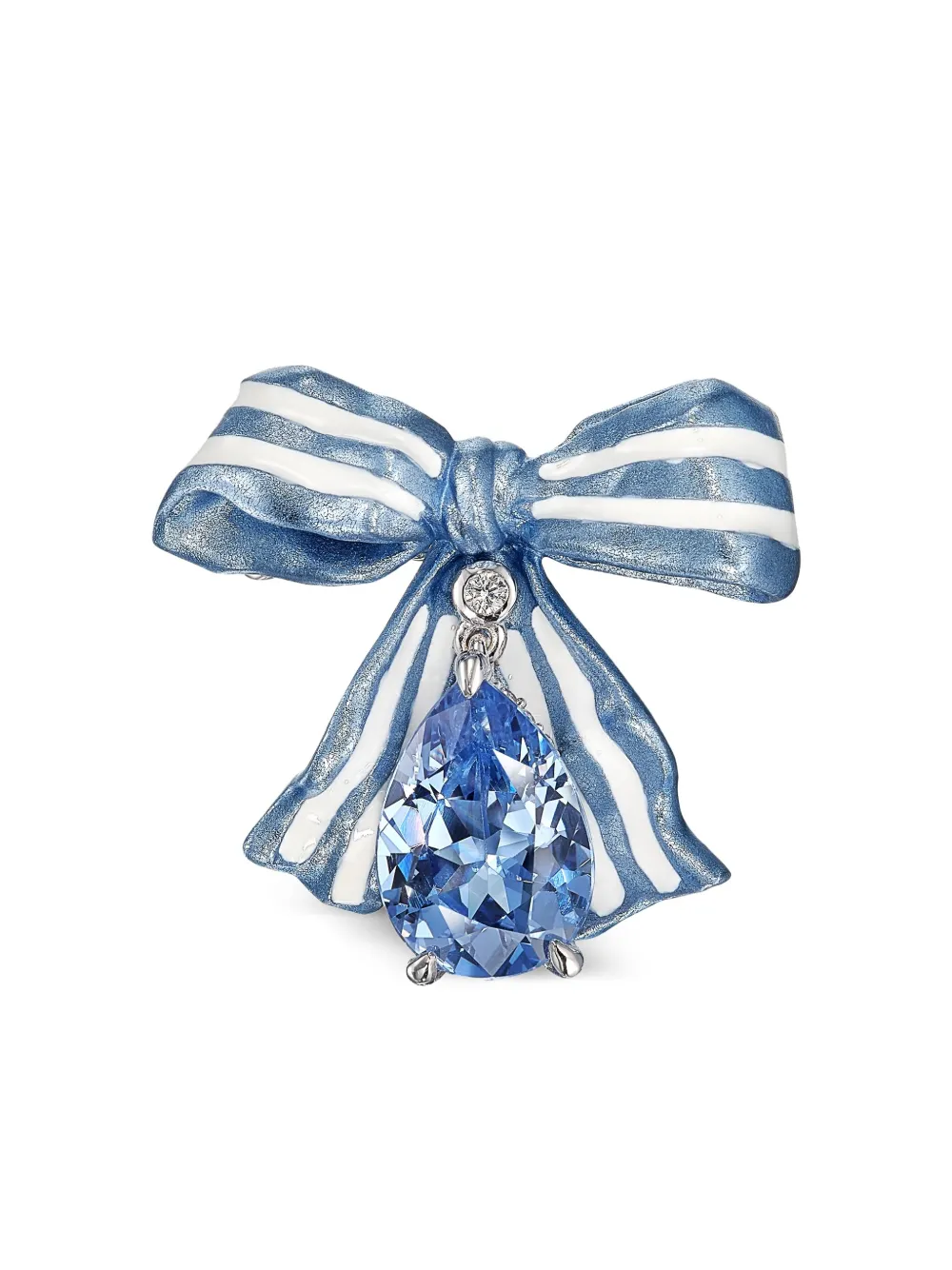 Кольцо Bow из белого золота Anabela Chan, синий
Кольцо Bow из белого золота Anabela Chan, синий