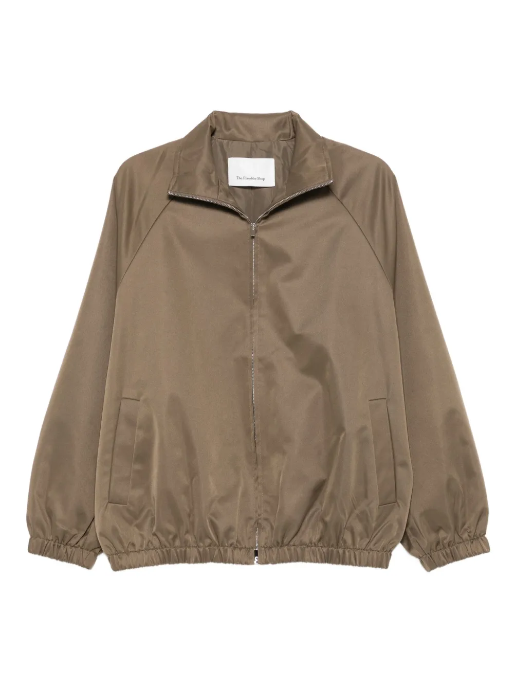 Куртка на молнии с эластичным подолом The Frankie Shop, зеленый
Куртка на молнии с эластичным подолом The Frankie Shop, зеленый