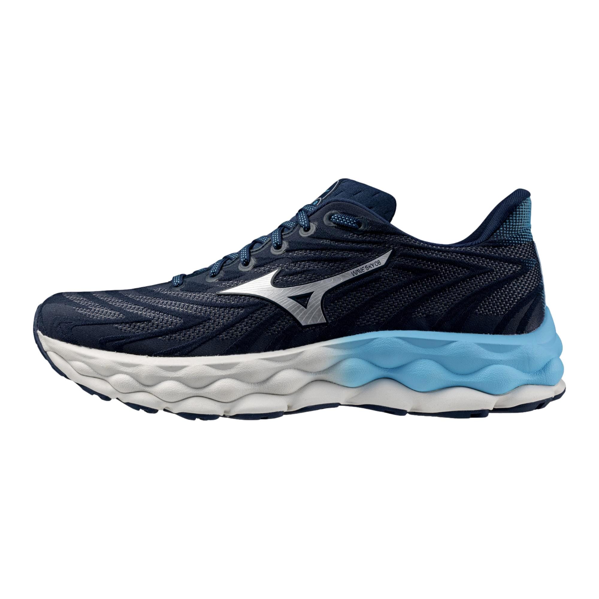 Мужские кроссовки Mizuno Wave Sky 8 Blue Wing / Teal Silver J1GC240205
Мужские кроссовки Mizuno Wave Sky 8 Blue Wing / Teal Silver J1GC240205