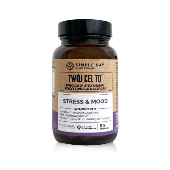 Simple Day, Stress & Mood, Биологически активная добавка, 60 капсул. Inna marka 
Simple Day, Stress & Mood, Биологически активная добавка, 60 капсул. Inna marka