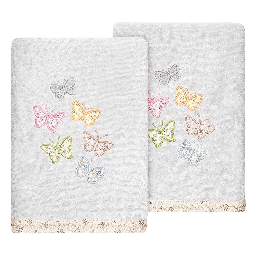 Linum Текстиль для дома Турецкий хлопок Полотенца для рук Mariposa Набор из 2 предметов Linum Home Textiles, цвет Silver
Linum Текстиль для дома Турецкий хлопок Полотенца для рук Mariposa Набор из 2 предметов Linum Home Textiles, цвет Silver