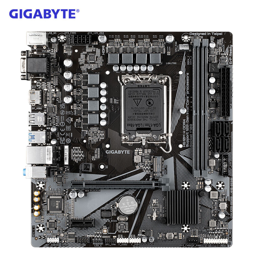 Материнская плата Gigabyte H610M H DDR4, LGA1700
Материнская плата Gigabyte H610M H DDR4, LGA1700