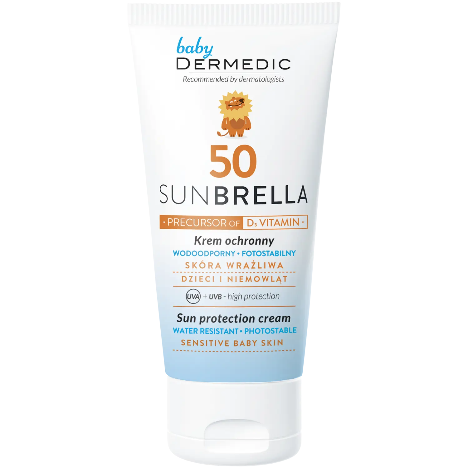 Dermedic Sunbrella Baby водостойкий защитный крем для детей SPF50, 50 мл
Dermedic Sunbrella Baby водостойкий защитный крем для детей SPF50, 50 мл