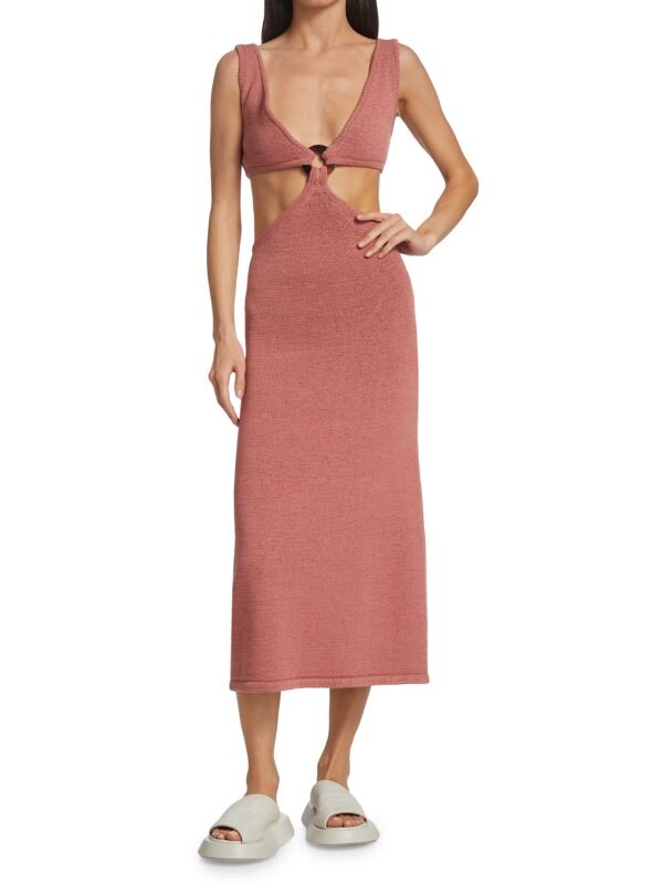 Трикотажное Платье - Макси Cult Gaia Bank с вырезами, jaipur
Трикотажное Платье - Макси Cult Gaia Bank с вырезами, jaipur