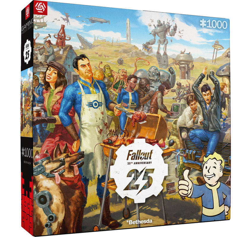 Good Loot, пазл, Gaming Puzzle, Fallout 25th Anniversary, 1000 шт.
Good Loot, пазл, Gaming Puzzle, Fallout 25th Anniversary, 1000 шт.