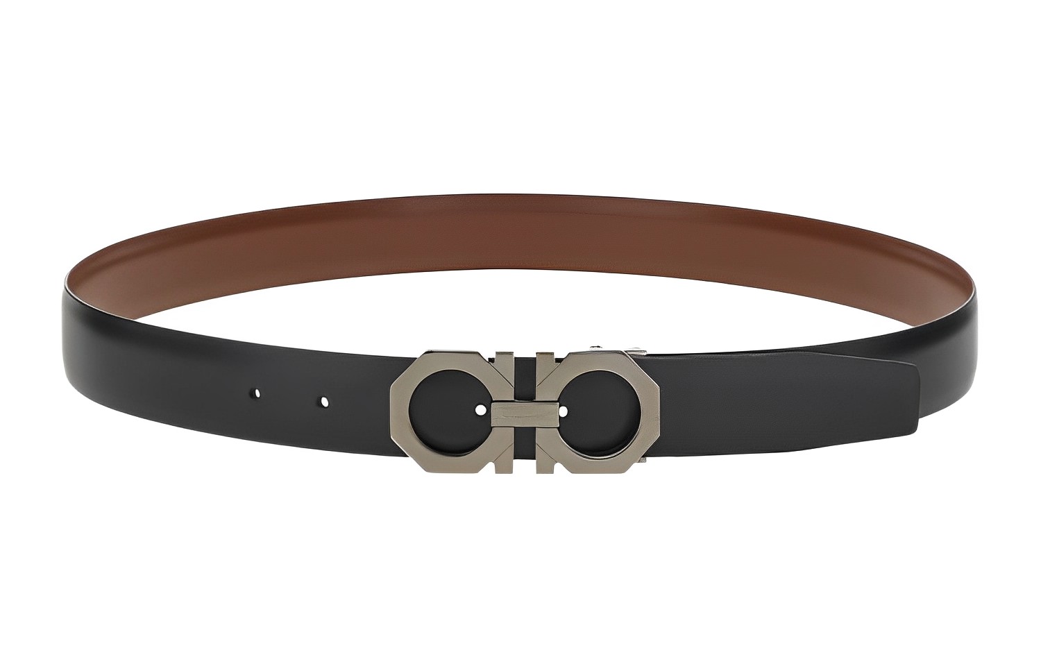 Ferragamo Мужской кожаный ремень из коровьей кожи шириной 3.2 см, Black
Ferragamo Мужской кожаный ремень из коровьей кожи шириной 3.2 см, Black