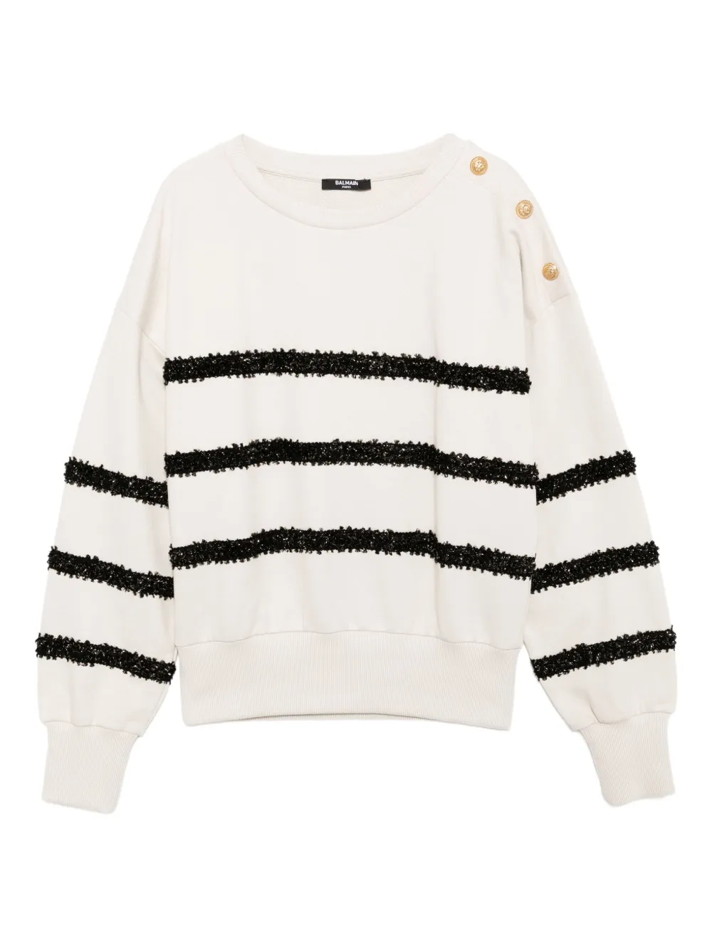 Толстовка в полоску Balmain Kids, нейтральный
Толстовка в полоску Balmain Kids, нейтральный