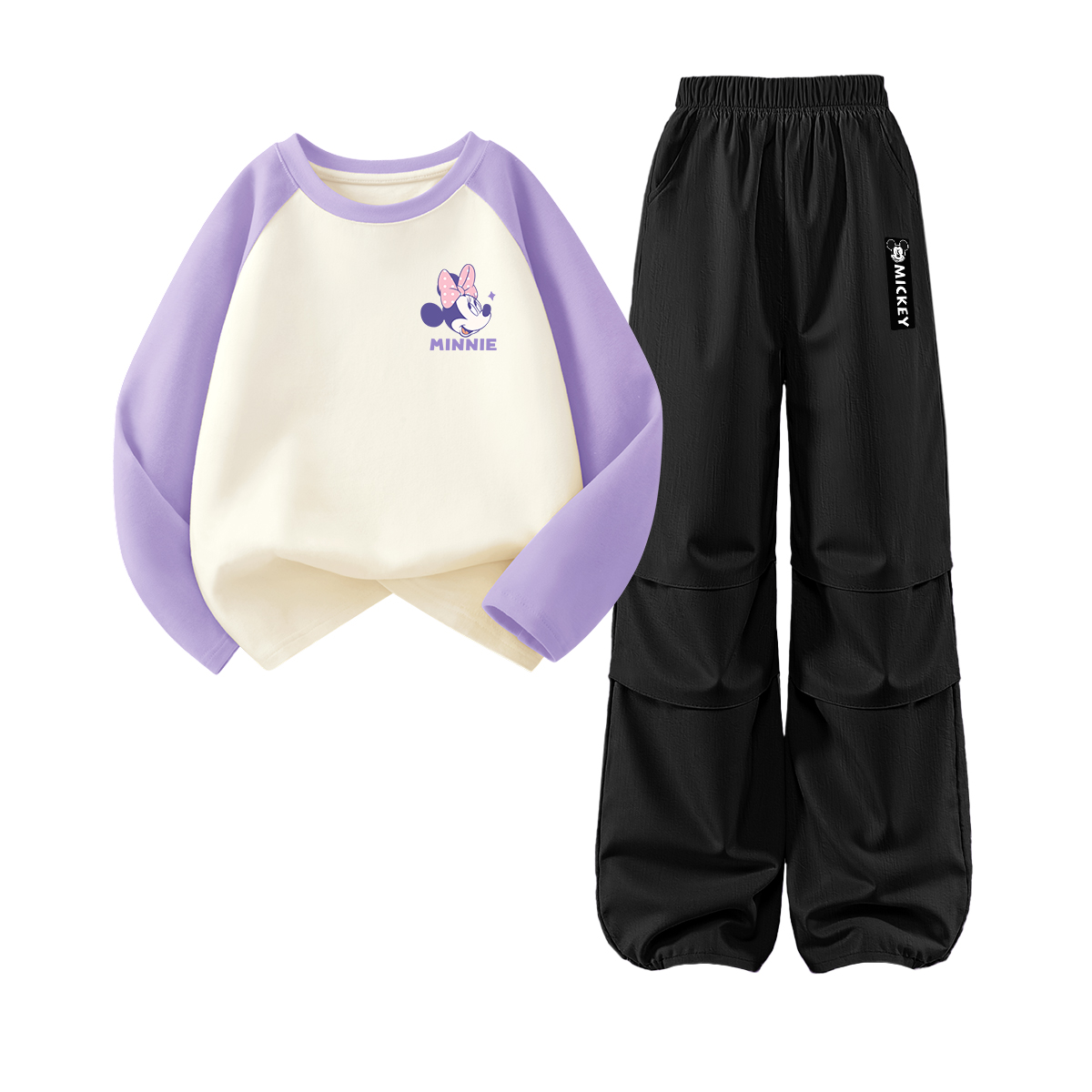 Детская повседневная спортивная одежда Disney, фиолетовый/черный
Детская повседневная спортивная одежда Disney, фиолетовый/черный