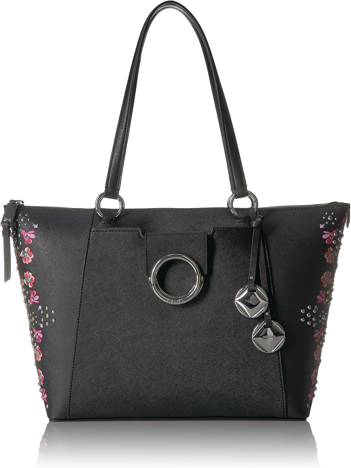 Сумка-тоут Calvin Klein Reese Top Zip с принтом из сафьяна, Blk Floral
Сумка-тоут Calvin Klein Reese Top Zip с принтом из сафьяна, Blk Floral