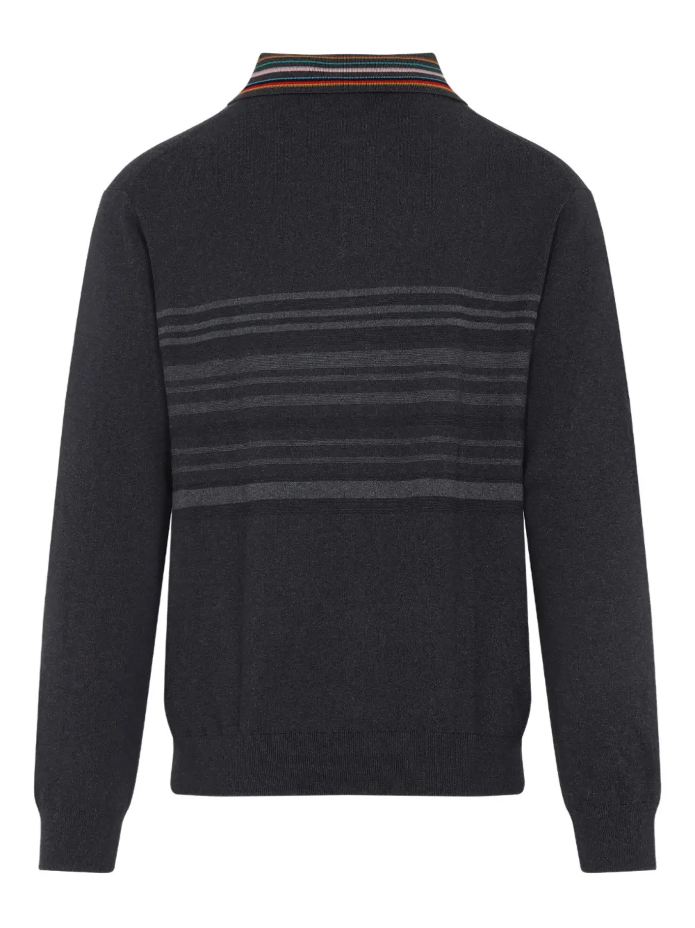 Полосатый свитер с воротником поло Paul Smith, серый
Полосатый свитер с воротником поло Paul Smith, серый
