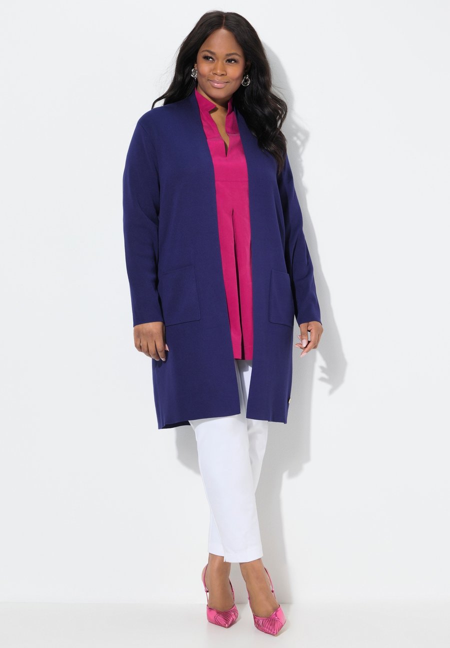 Кардиган Ulla Popken PLUS SIZE LONG OPEN FRONT, Ink Blue/Purple
Кардиган Ulla Popken PLUS SIZE LONG OPEN FRONT, Ink Blue/Purple