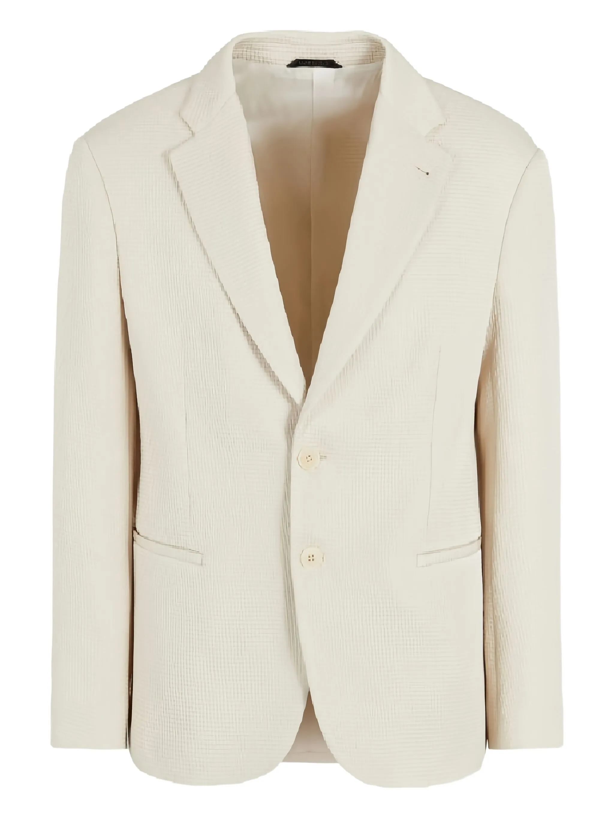 Фактурный однобортный пиджак Giorgio Armani, белый
Фактурный однобортный пиджак Giorgio Armani, белый