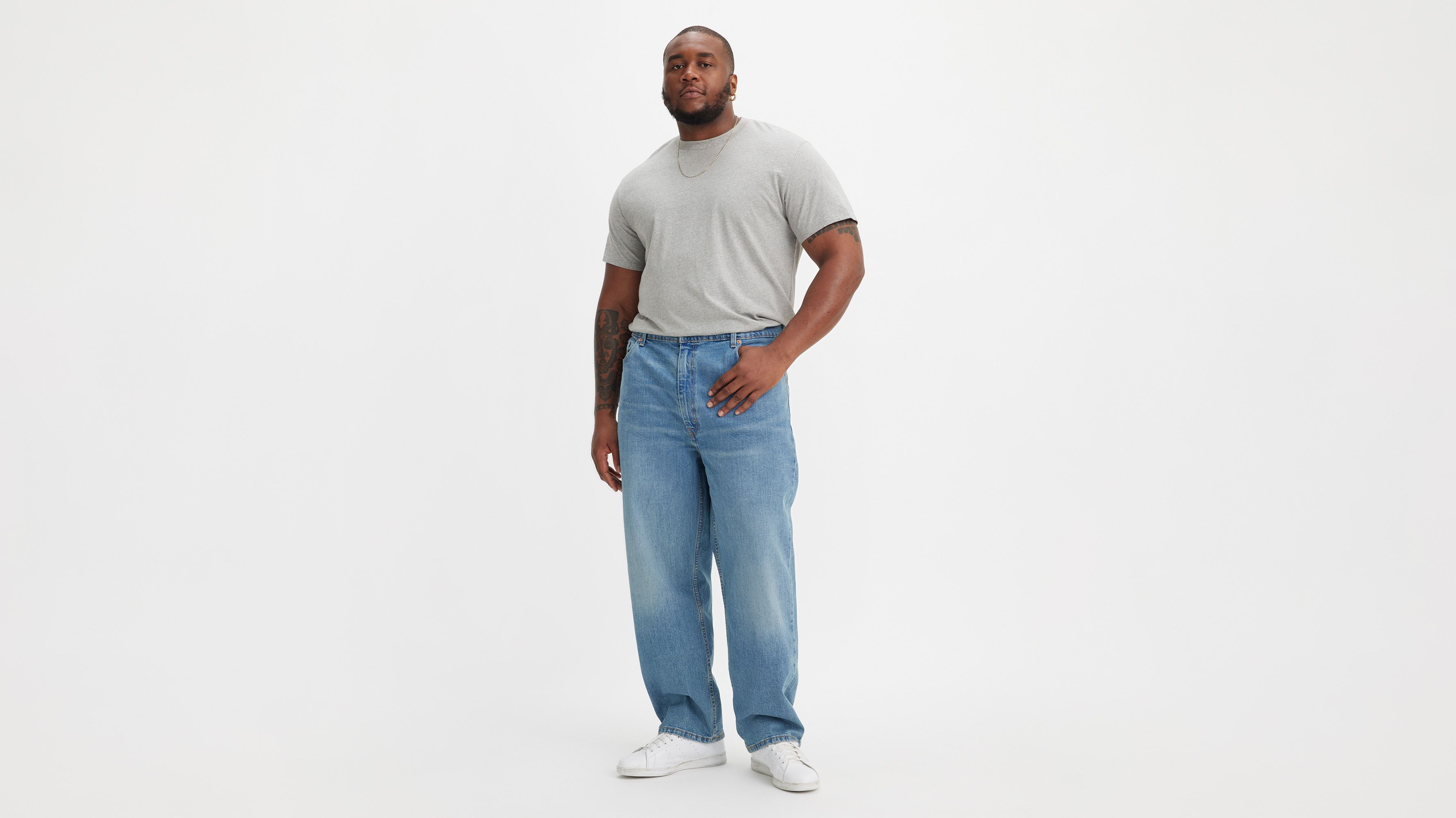 550 Свободные мужские джинсы (для больших и высоких) Levi's, цвет Clif Light Wash - Stretch
550 Свободные мужские джинсы (для больших и высоких) Levi's, цвет Clif Light Wash - Stretch
