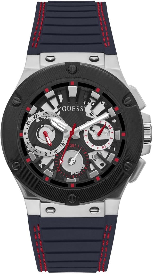 GUESS мужские часы 44mm, Navy/Silver Tone/Black
GUESS мужские часы 44mm, Navy/Silver Tone/Black