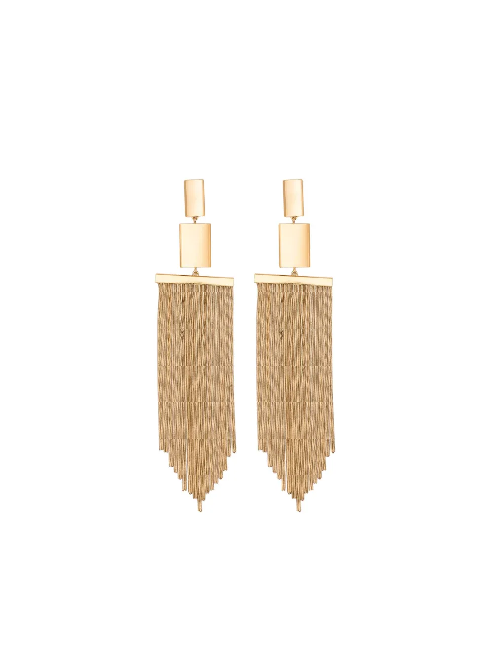 Прямоугольные серьги с бахромой ISABEL MARANT, золотой
Прямоугольные серьги с бахромой ISABEL MARANT, золотой