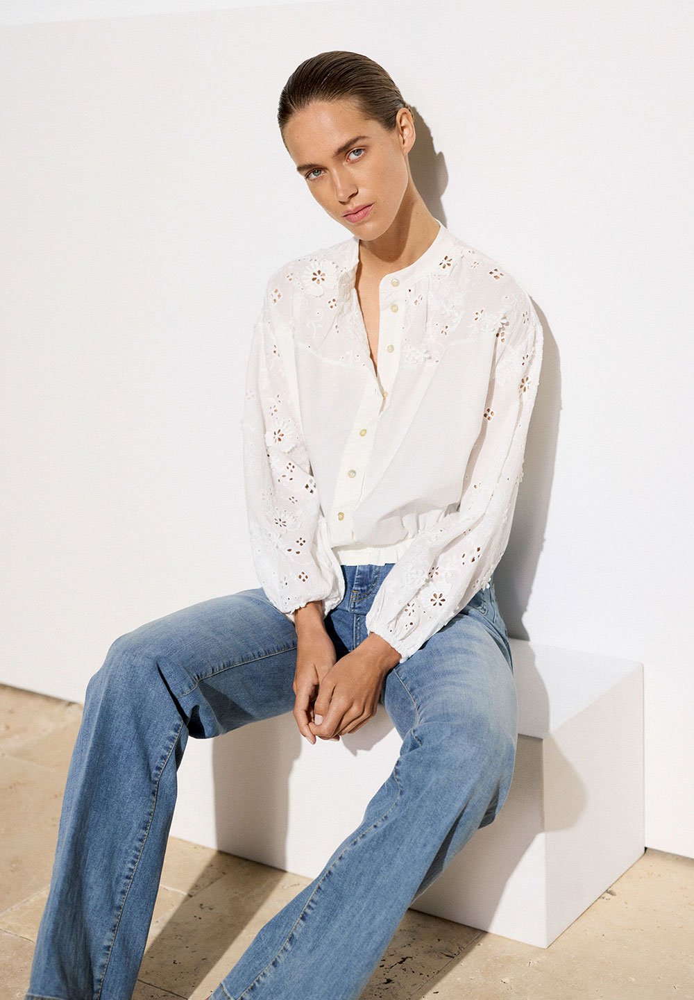 Блузка на пуговицах More & More, белый
Блузка на пуговицах More & More, белый