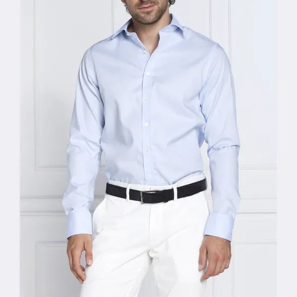 Рубашка узкого кроя Oscar Jacobson, синий
Рубашка узкого кроя Oscar Jacobson, синий